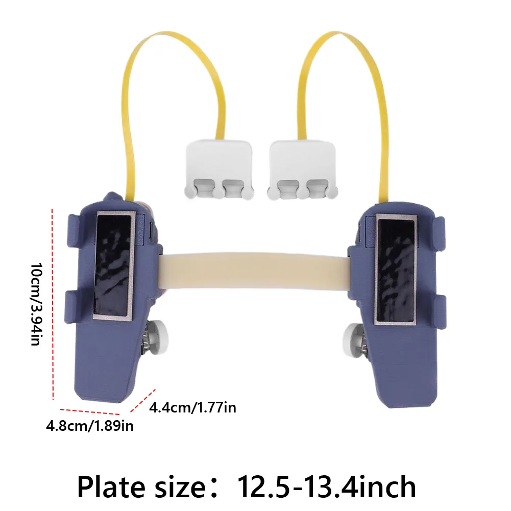 Six Buttons Gaming Controller For 7.9"-13.4" Tablets 3D Printing Anti-Slip Game Handle Grip Pulse Continuous Shooting Gamepad