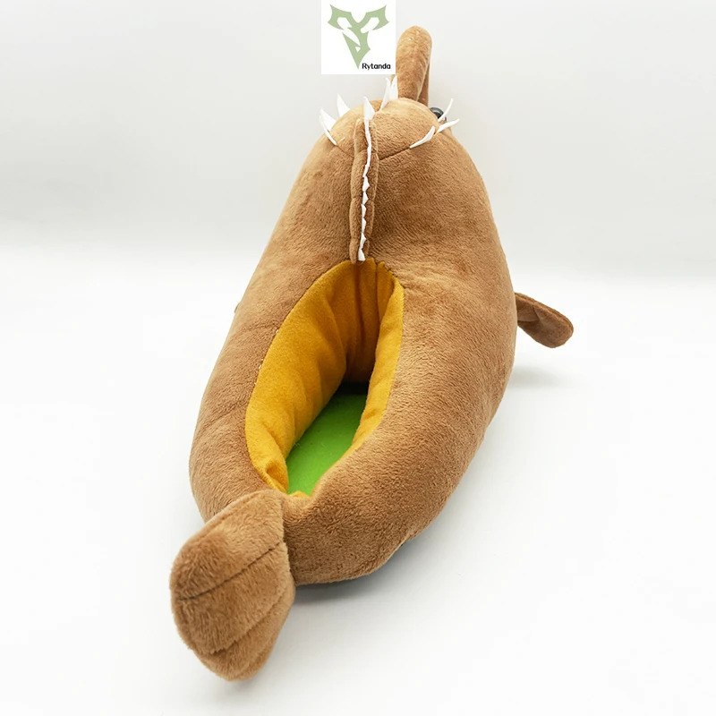 New Lantern Fish Plush Slipper Simulation Monkfish Lophiiformes Indoor House Shoes Warm Plush Slipper Women Men Christmas Gifts 6