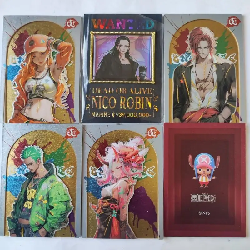 

Anime One Piece Sp Ssp Series Collection Cards Yamato Nami Nico Robin Zoro Monkey D Luffy Christmas Birthday Gift Children's Toy