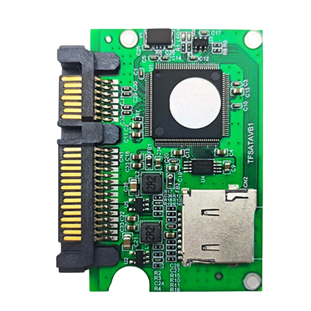 OOTDTY 2 Port Dual SD SDHC MMC RAID To SATA Adapter Converter For - View #5