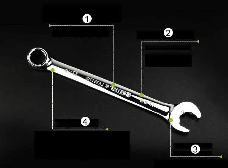 LAOA 8-27mm Doppelfunktions-Ratschenschlüssel Kombinations-Ratschensteckschlüssel Universalschlüssel Fahrrad- und Auto-Reparatur-Handwerkzeug – Detail 13
