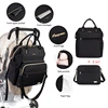 LEQUEEN 2 In 1 Folding Mommy Bag Large Capacity Mother Backpack Diaper Stroller Bags For Babies Diaper Bag Organizer Handbag 1