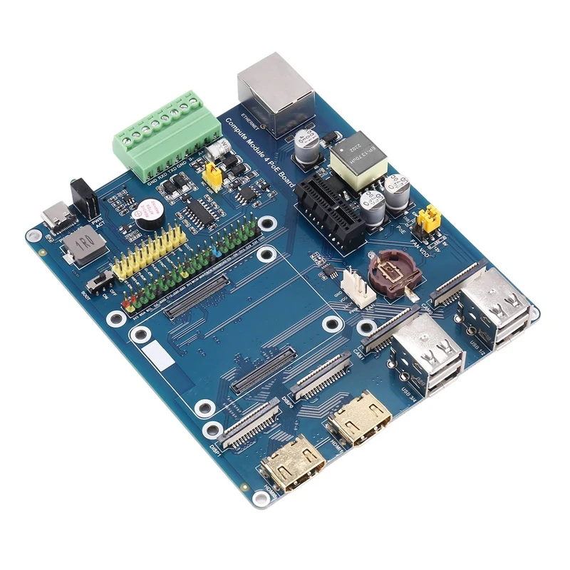   ǻƮ  4 POE/RS485/RS232 Ȯ  2 MIPI CSI Ʈ 4 USB RJ45 40PIN GPIO ǻƮ 