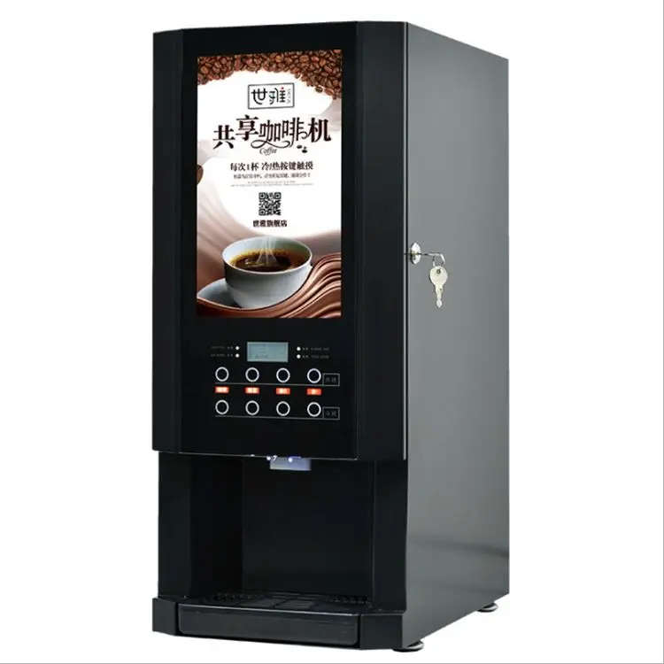 Operated Instant Coffee Vending Machine