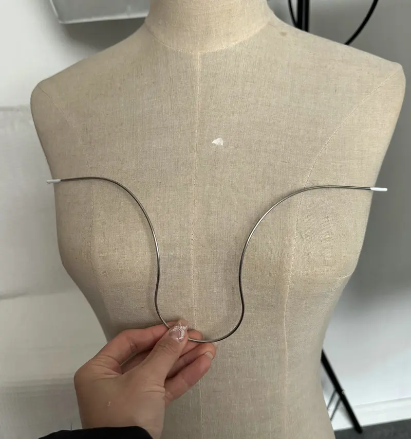 Stainless Steel Shaping lacquer Underwire Bra Making Supply Lingerie Shaper Bustier Bust Buxom 6pcs/lot