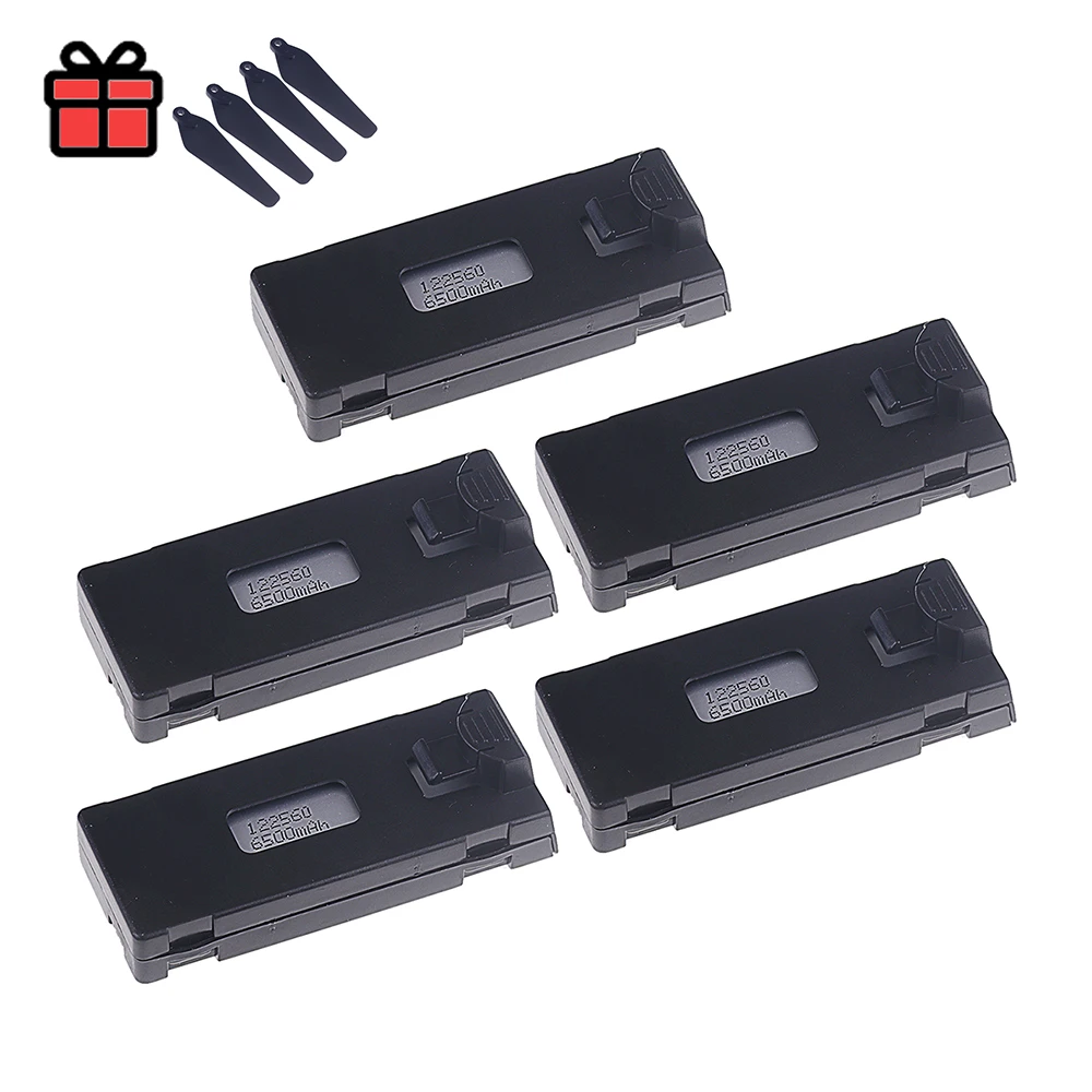 ตัวเลือกสินค้า แบตเตอรี่ชาร์จได้ 3.7V 6500mAh สำหรับโดรน RC