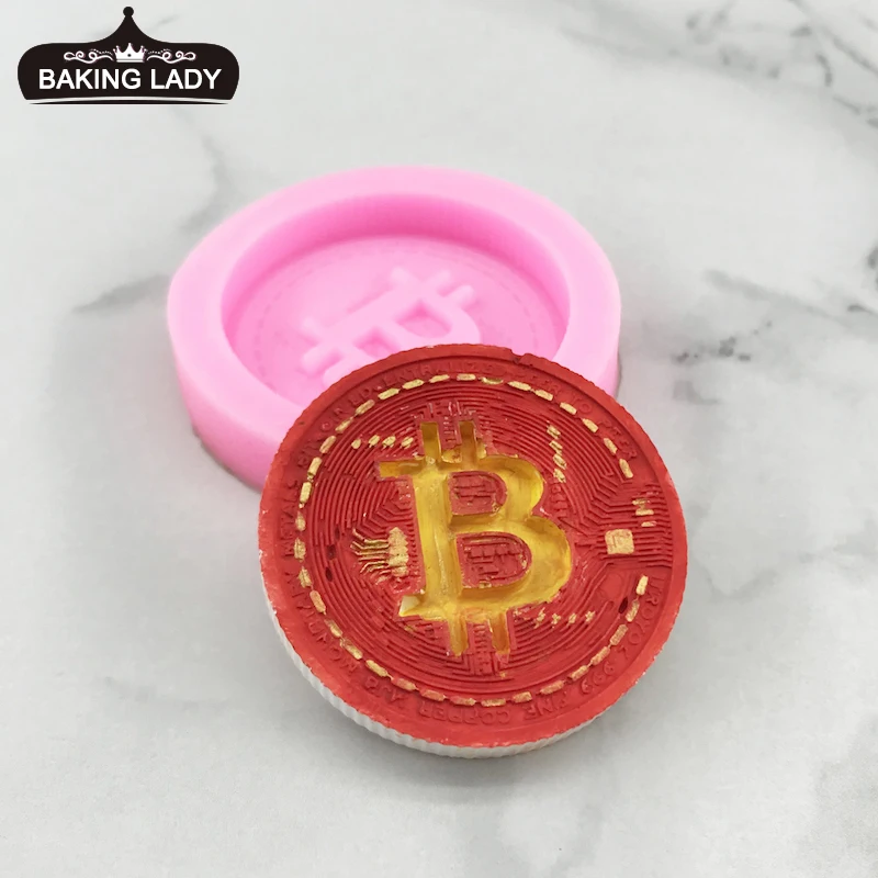 

Thai Baht Silicone Mould Thailand Currency Logo Coin Mould Chocolate Fondant Baking Cake Decoration Mould