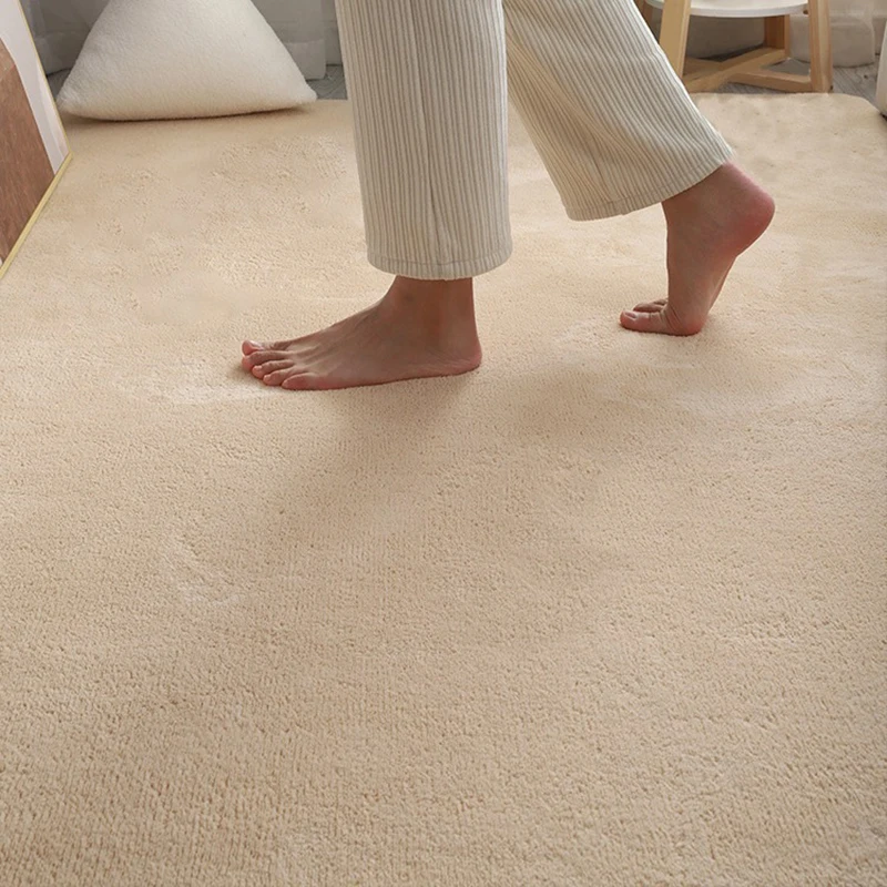 Ultra Soft Short Plush Carpet Anti Slip For Living Room Modern Sofa Area Rugs Children's Bedroom Game Mats Bedside Carpet Gray 5