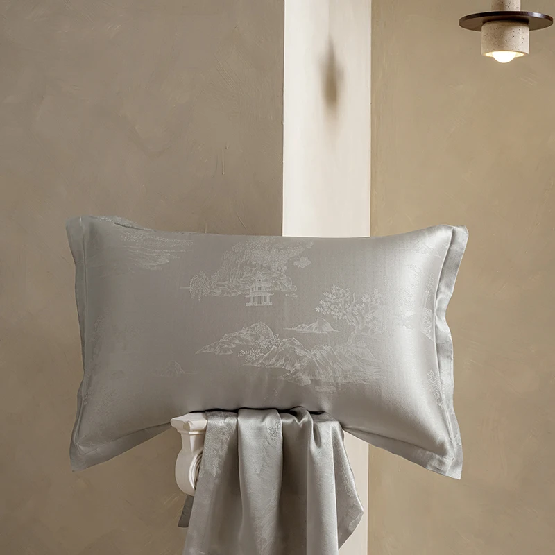 Luxurious 100% Natural Mulberry Silk Pillowcase - Premium 22MM Silk for Hair & Skin Health, Oeko-Tex Certified