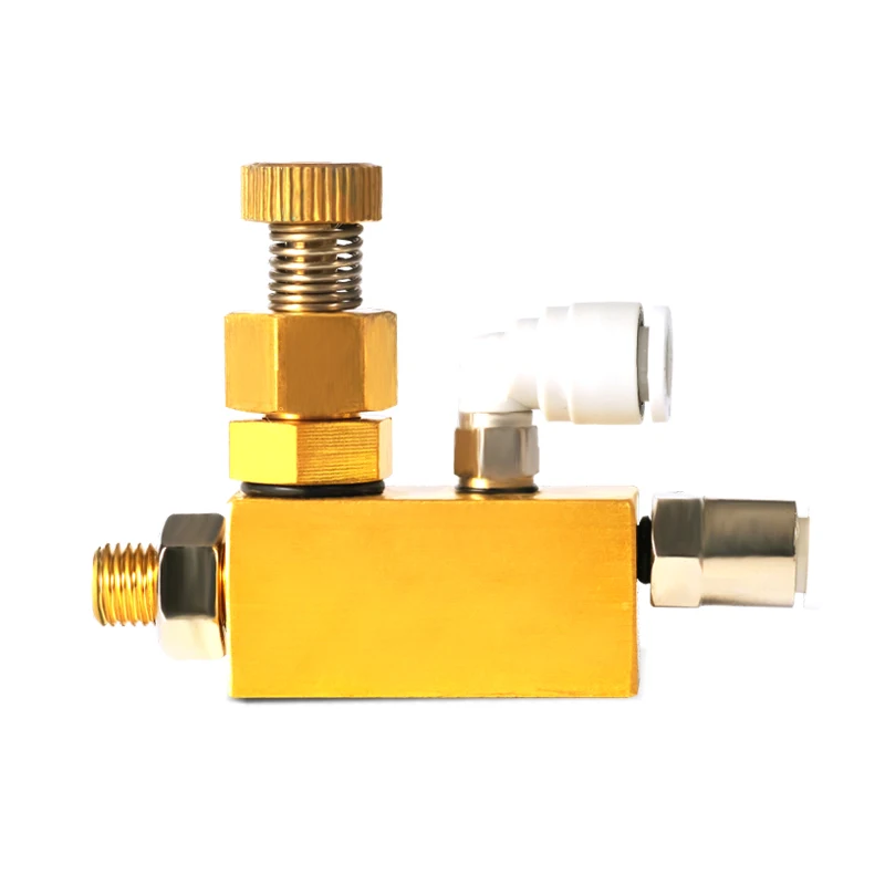 

All-copper atomizing nozzle micro-mist adjustable fog humidification siphon low-pressure fine pneumatic two-fluid nozzle nozzle