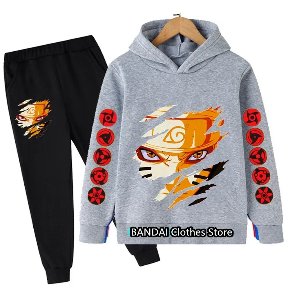 Conjunto-de-Sudadera-con-capucha-de-Naruto-de-Anime-japon-s-para-ni-os ...