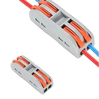 10 PCS PCT Quick Wire Connector Push-in Terminal 2in 2Out Splitter  Plug-in Parallel Electrical Connector for Wire Joints 5