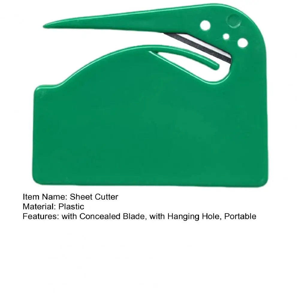 Sheet Cutter With Sharp Concealed Blade Safe Design Envelope Opener Paper Slitter Wrapping Paper Slitter Package Opener Tool 절단기
