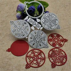 Festive Bell Snowball Metal Cutting Dies for DIY Crafts and Decorative Projects (1 pcs)