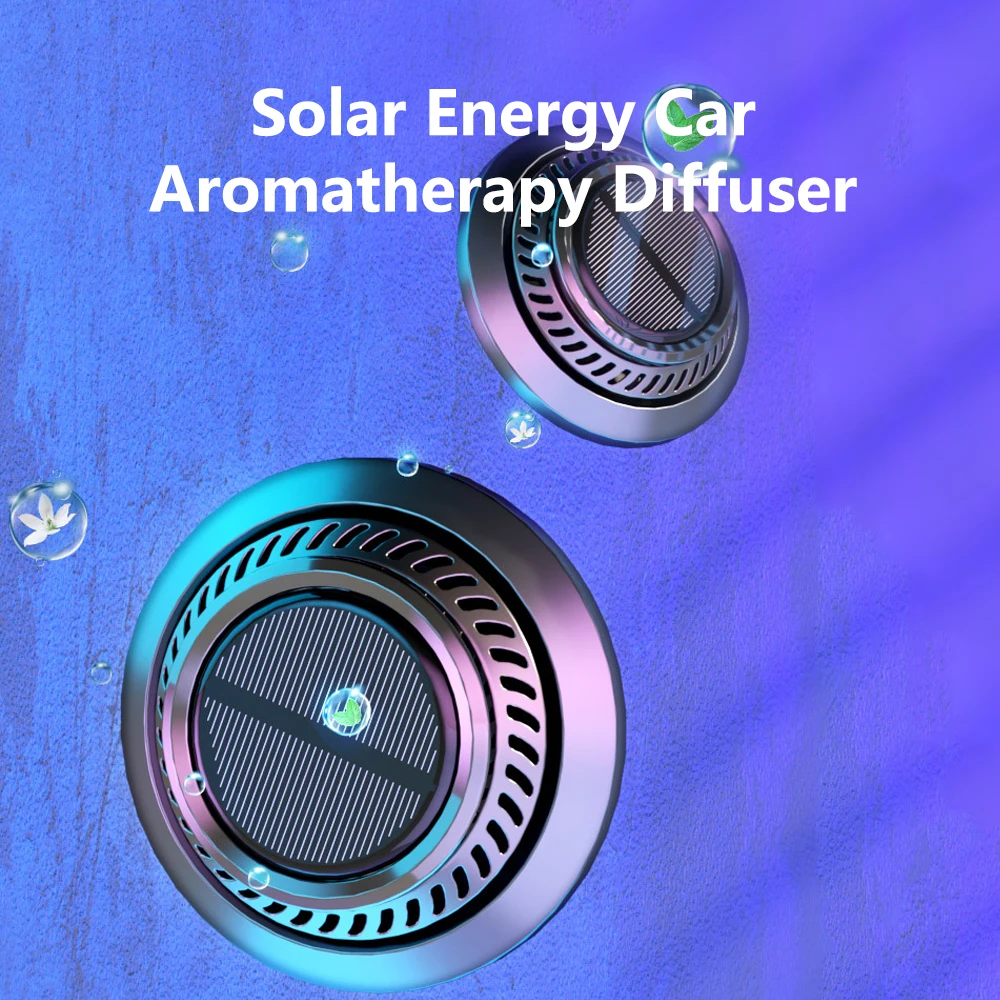 1pcs Solar Energy Powered Car Aromatherapy Diffuser UFO Shape Air ...