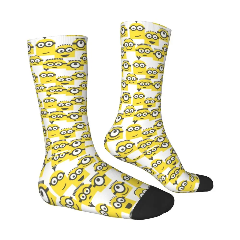 Custom Cool Print M- Minions Cartoon Socks for Women Men Stretchy Summer Autumn Winter M- Minions Bananas Crew Socks 213 Sd267ccb8863c47b8ab2fe6d0aef22d5av