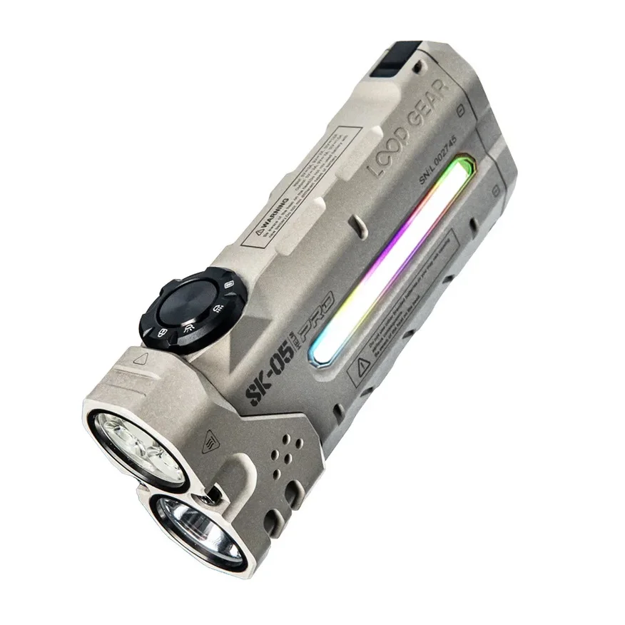 Waterproof Outdoor Multi Functional Flashlight with Long Range Strong Light