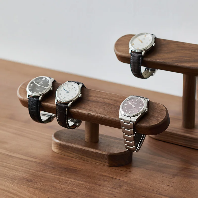 Table Solid Wood Watch Holder Organizer Creative Necklace Watch Stand Display Mechanical Rack Bracelet Necklace Store