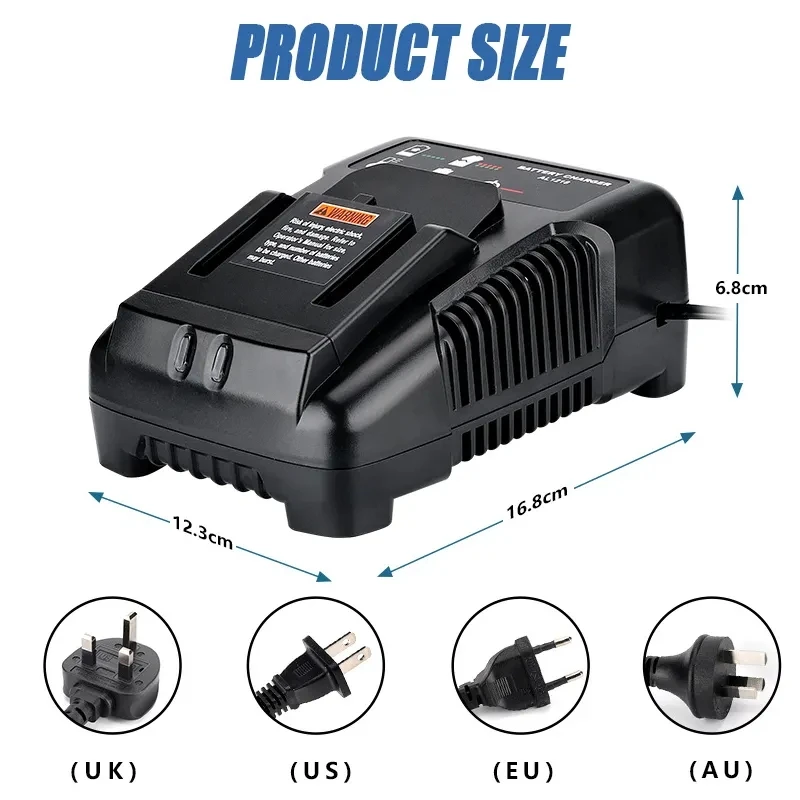 18V Lithium Battery Charger For AEG RIDGID 14.4V 18V Li-Ion Battery Power Tool B
