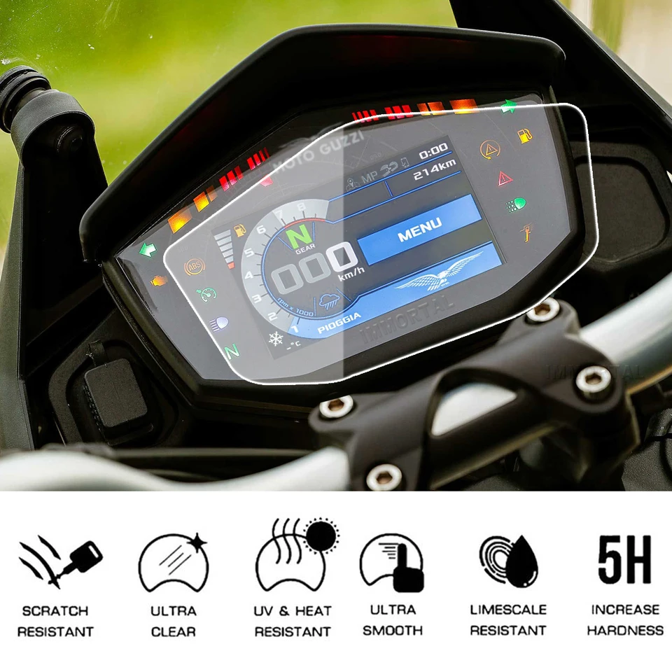 Film Protecteur Anti-rayures Pour Compteur CFMOTO 650MT/ADV - 2 Films TPU Transparents
