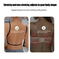 Soutien-gorge dos nu en forme de U pour femmes, sous-vêtements sexy, belle fronde dans le dos, section mince, sans couture, petite poitrine froncée, soutien-gorge sans bretelles, nouveau 3