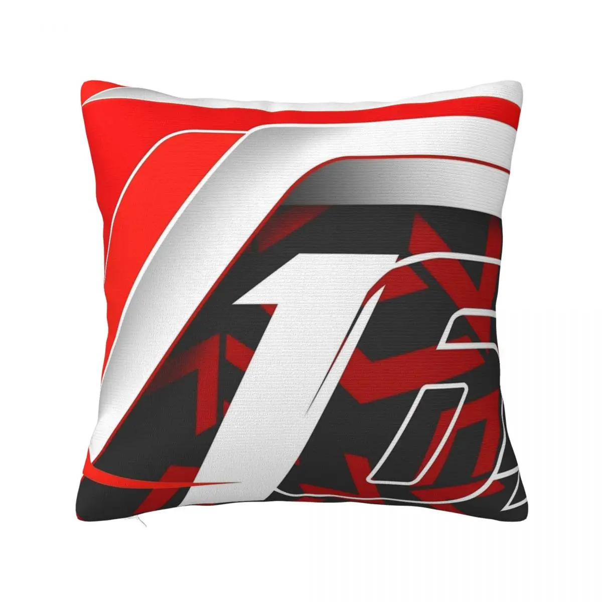 Charles Leclerc Racing Helmet Federa Fodera Per Cuscino In Poliestere Stampato Fodera Per Cuscino Decorativo Home Zippered 40X40Cm