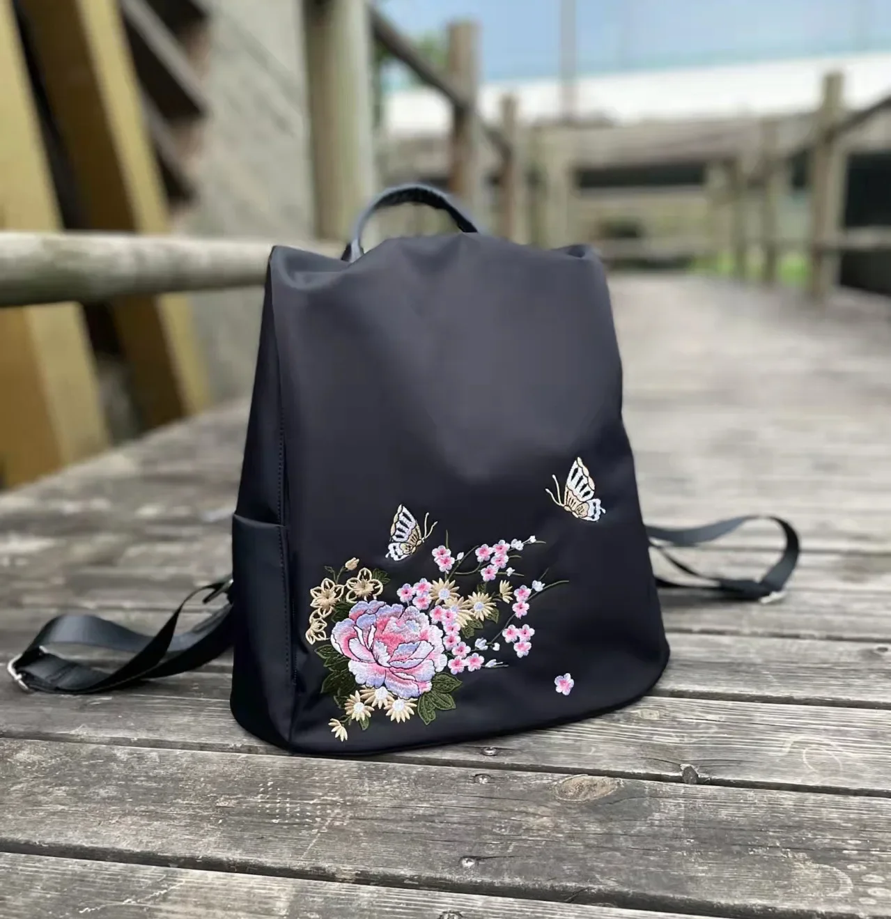 Original Chinese Chic Oxford Exquisite Flroal Heavy Embroidery