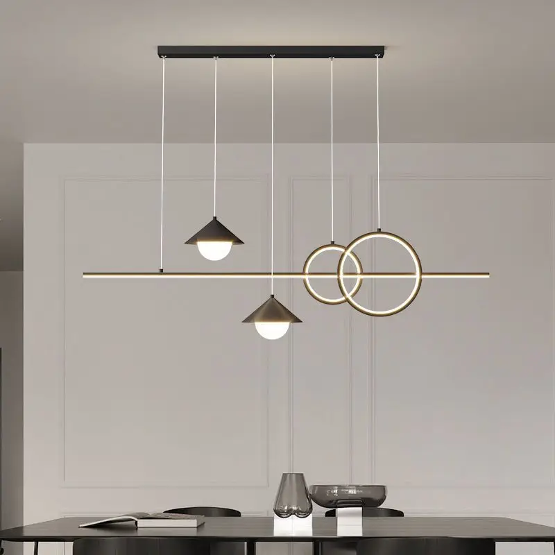 

Home Decoration Led Pendant Light Modern Minimalist Chandelier Lighting Hanging Lamp For Dining Room Living Room Kitchen Bedroom
