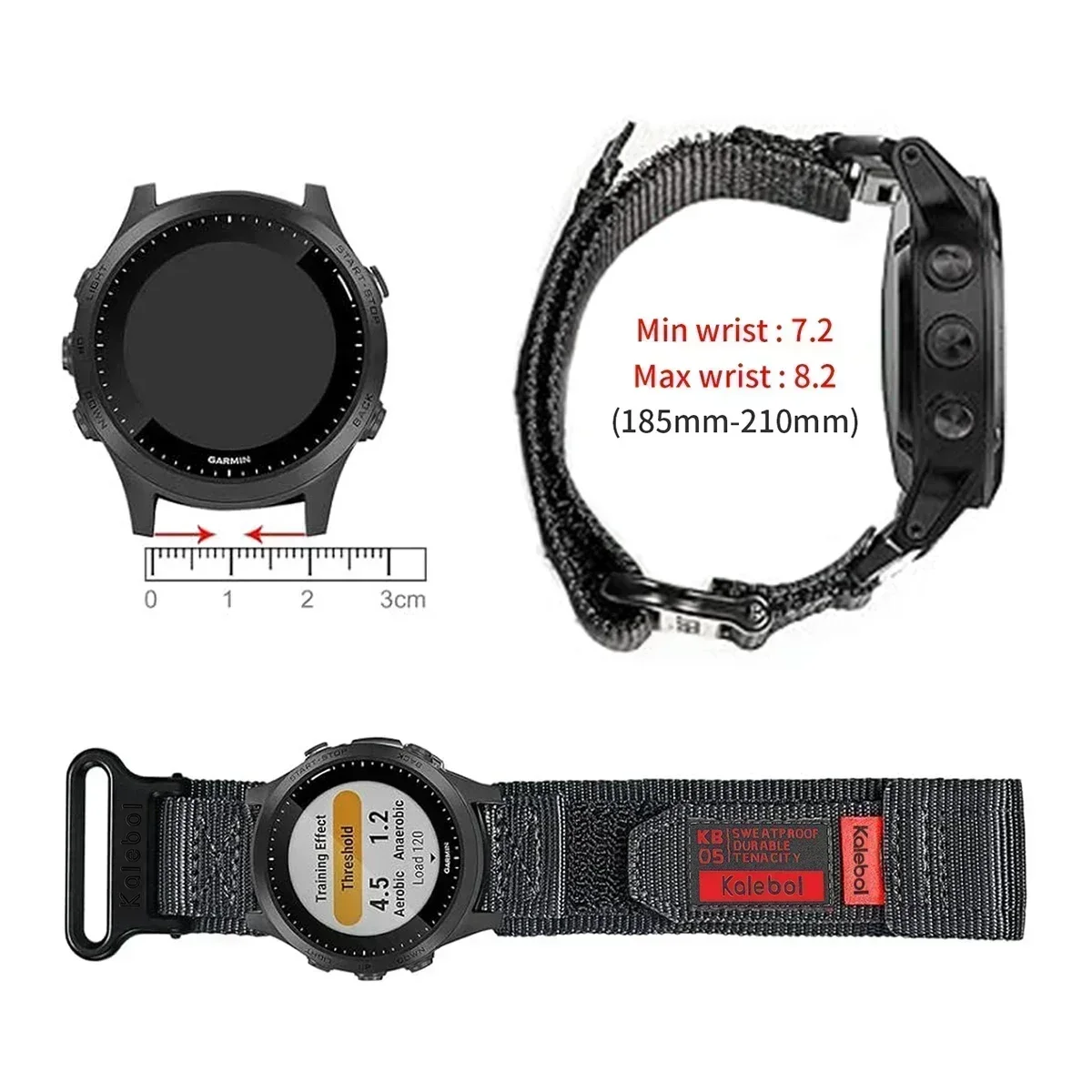 Nylon Tactical Strap, 26mm - Durable, Soft, Wear-Resistant Band