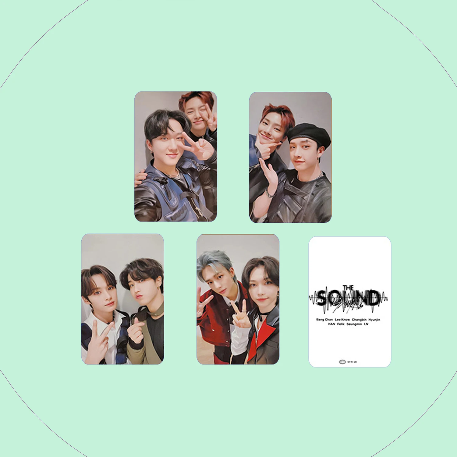 KPOP Stray Kids The Sound Album Two-Person Photocards Bright Film LOMO  Cards StrayKids HyunJin Felix Selfie Cards Fans Gifts - AliExpress