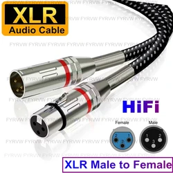 XLR Cable XLR Microphone Cable Male to Female XLR Cannon Extension Cable Balanced Speaker Sound Cable For Radio Station Cord