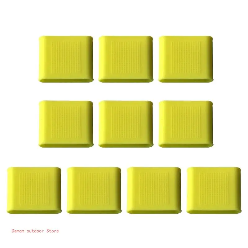 10 Pcs Set Finger Sleeves Silicone Finger Tubes for Basketball Tennis Golf 3