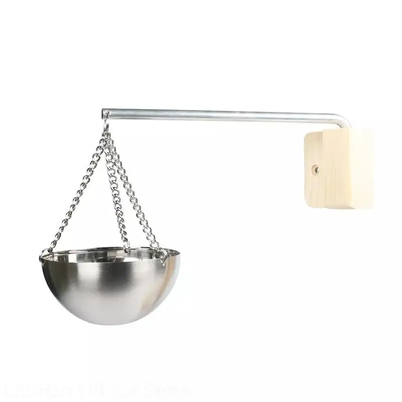 ChuHan 12/20cm Sauna Aromatherapy Oil Bowl Sauna Aroma Cup Bowl Stainless Steel Essential Oil Holder Sauna Steam Room Accessorie 4
