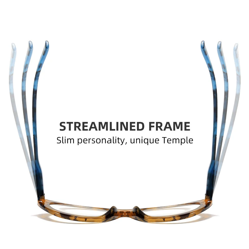 Cat Eye Printed Anti Blue Light Presbyopia Glasses Trendy High Definition Elderly Reading Glasses Ultra Light Unisex Glasses 4