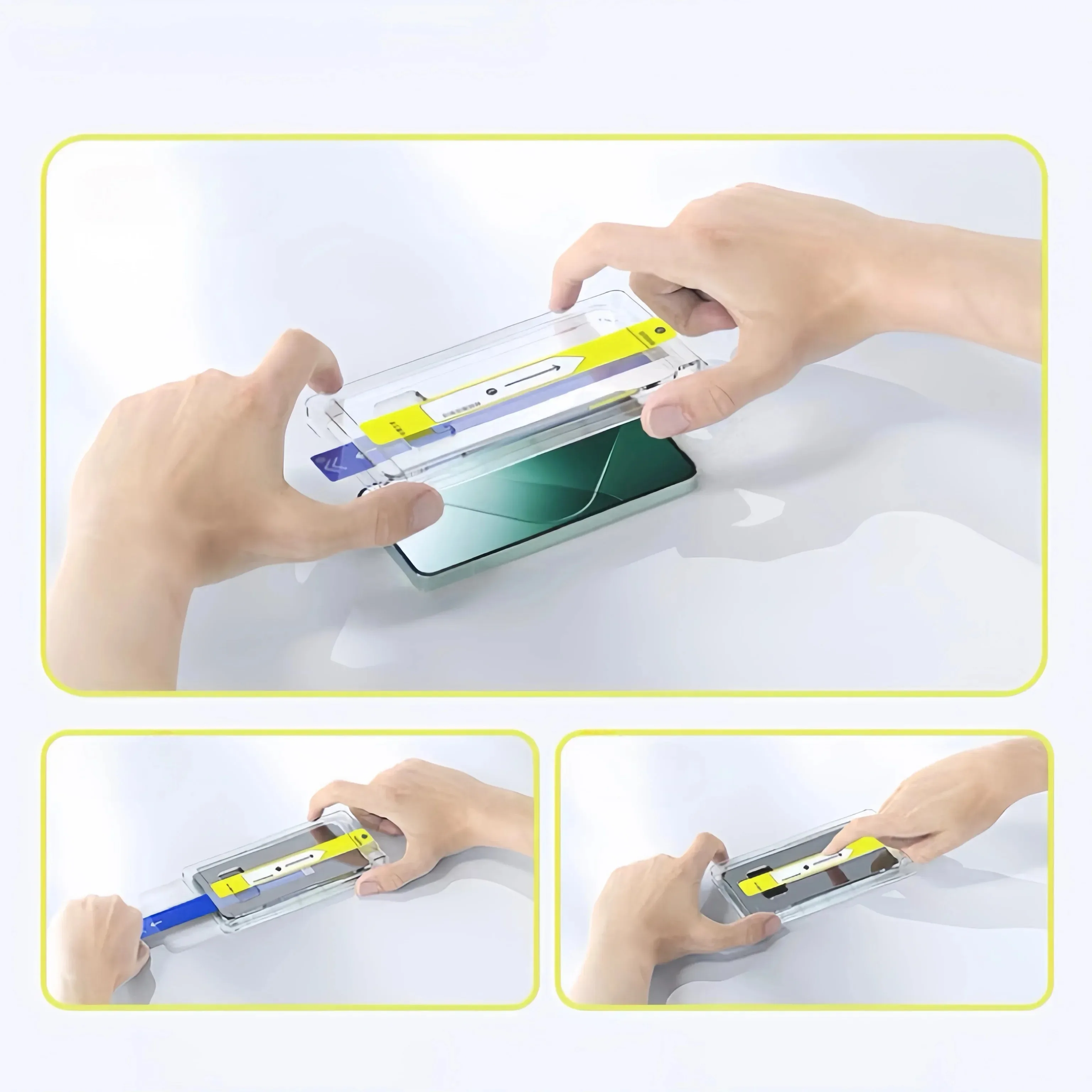 HD Clear Anti-Scratch Tempered Glass Screen Protector - Full Cover Pro