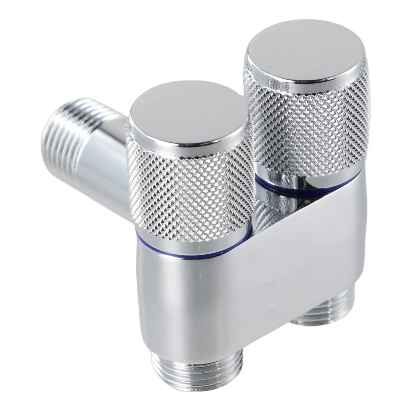 

G1/2 1 In Two Out Double Control Washing Machine Faucet Toilet Triangle Valve Washing Machine Toilet Stop Valve Bathroom Parts