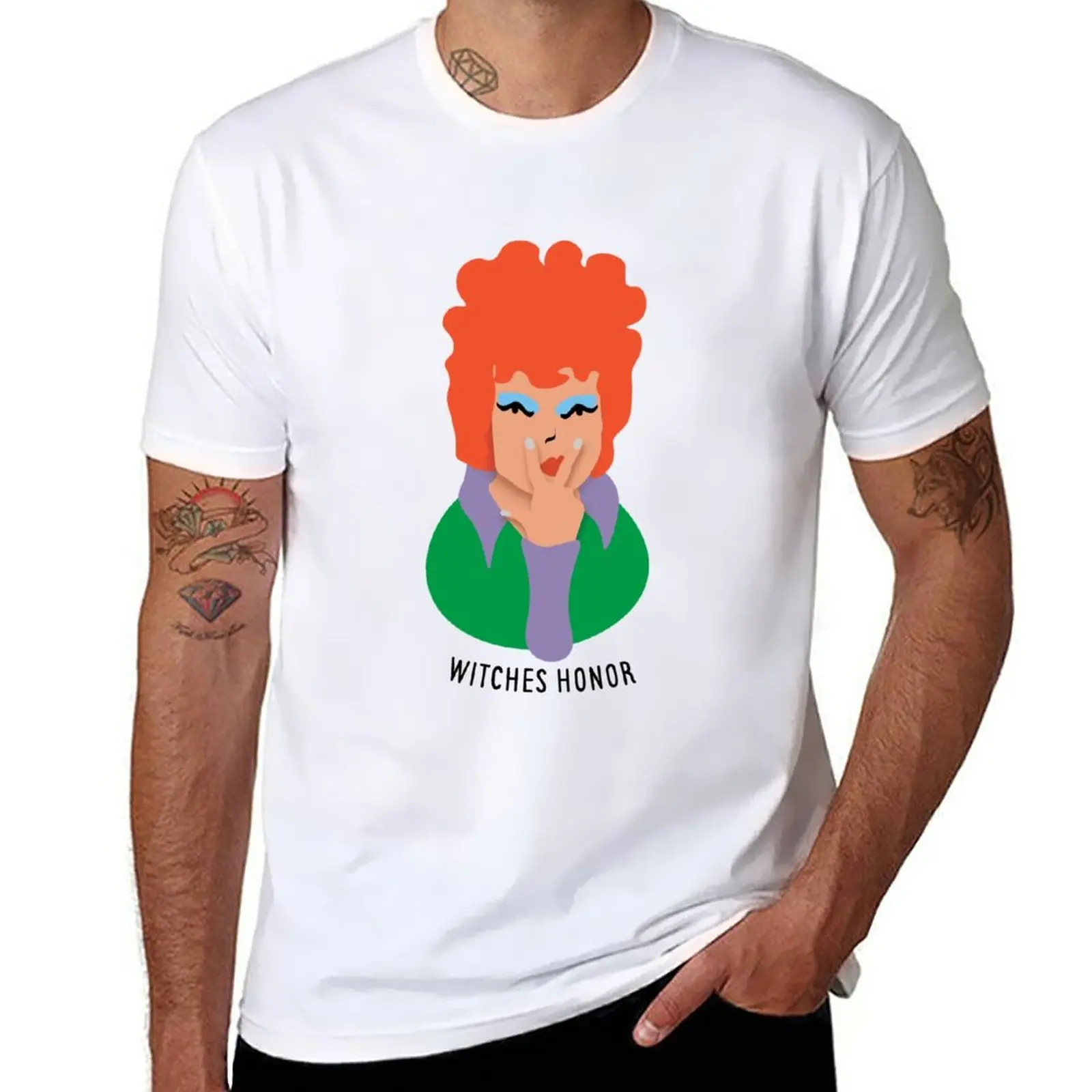 

New Endora - Witches Honor T-Shirt anime clothes tees quick drying shirt plain black t shirts men
