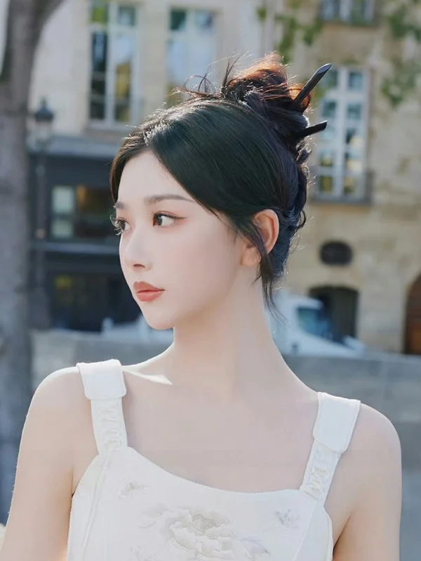 Xueer Kong Amaranth Wood 머리핀 여성용 새로운 중국 스타일 콜드 머리핀 하이 엔드 고대 중국 스타일 헤어 액세서리