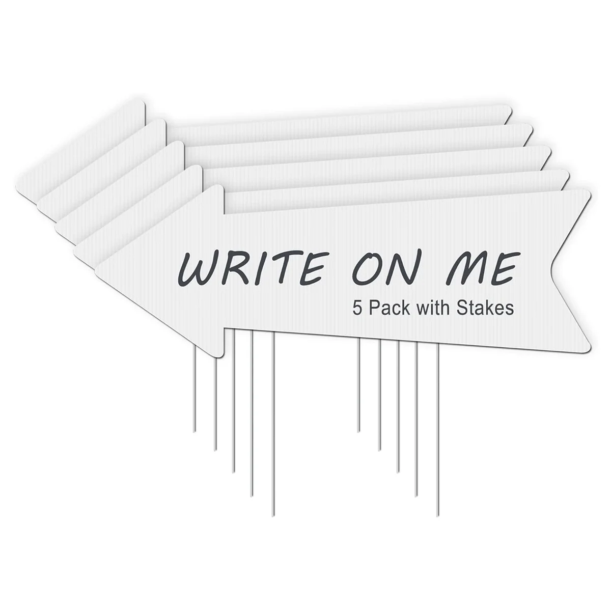 

Пустые знаки со стрелками для двора, 5 пакетов 17x6 дюймов, белые пустые свадебные направления для двора, знаки со стрелками для двора