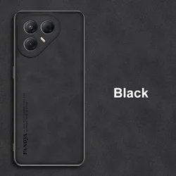 Custodia per telefono in PU leather di lusso con protezione totale in silicone - Cover posteriore migliorata Coque