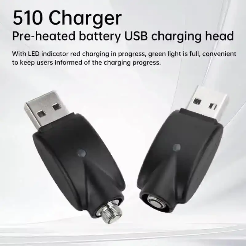 510 vape battery charger 510 Thread Vape Pen Charger 510 USB Thread Charger With Overcharge  Protection
