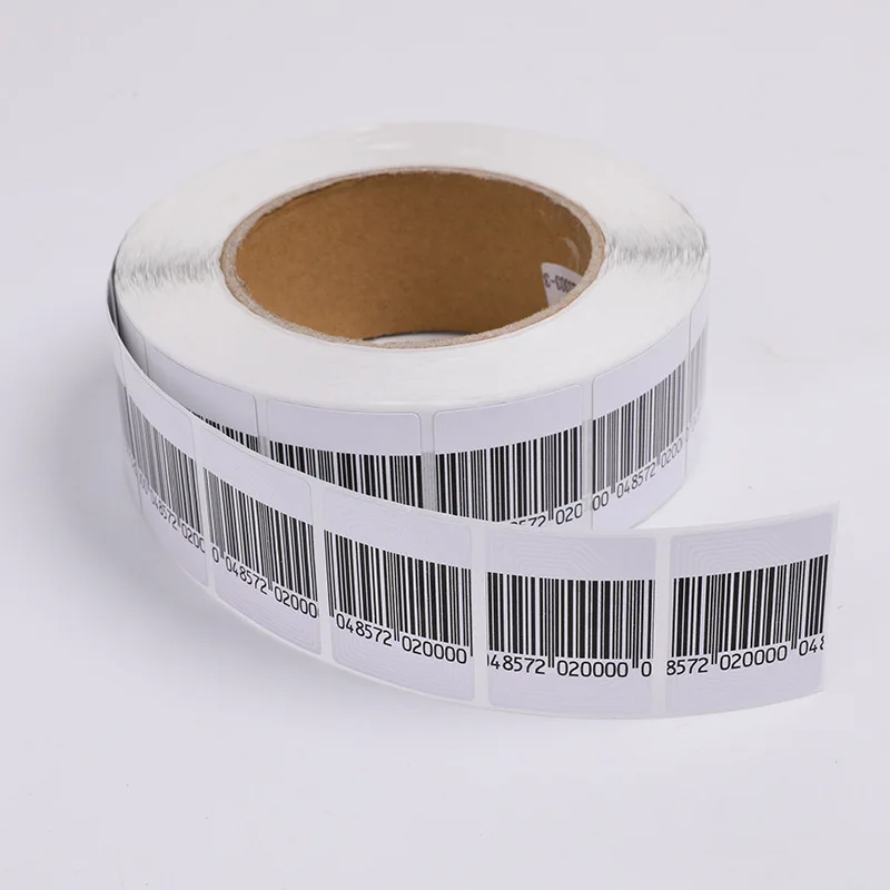 1000 Pieces/roll 50 * 50 sticker EAS soft tag anti-theft RF tag supermarket 8.2mhz soft