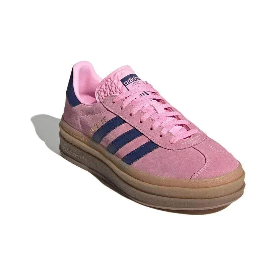 Sports Board Shoes Adidas Gazelle Bold Originals Skateboarding Shoes Thick Sole for Men and Women