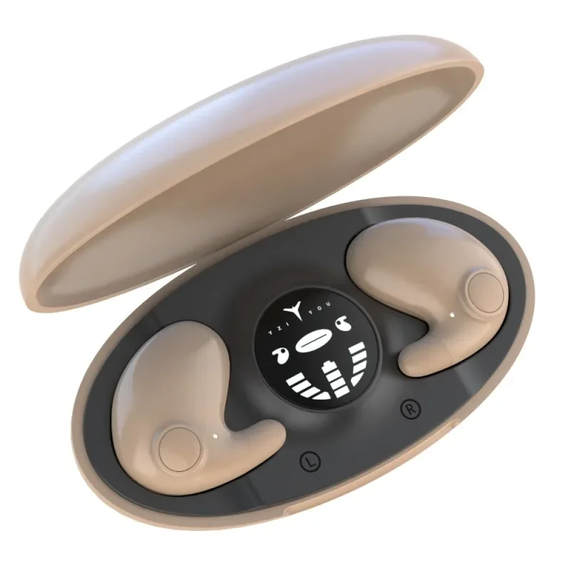 Invisible Wireless Bluetooth Headphones With Microphone Waterproof_voghion.com