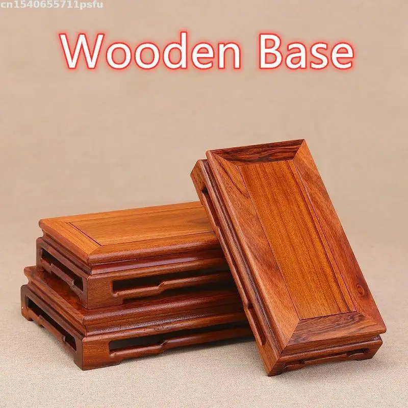 

Ebony Table Base Wooden Vase Zen Buddha Incense Display Stand Bonsai Plant Decorative Shelves Tea Sets Pedestal Fish Tank Lathe