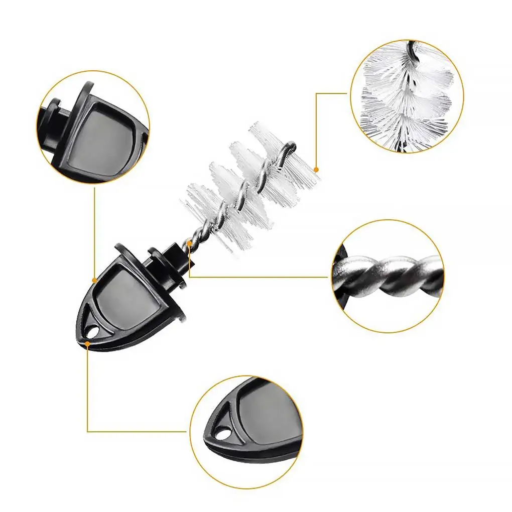 15 Pieces Draft Beer Tap Plug Faucet Anti-mosquito Cleaning Brush Sanitary Home Brew Bar Hotel Tool Accessory black
