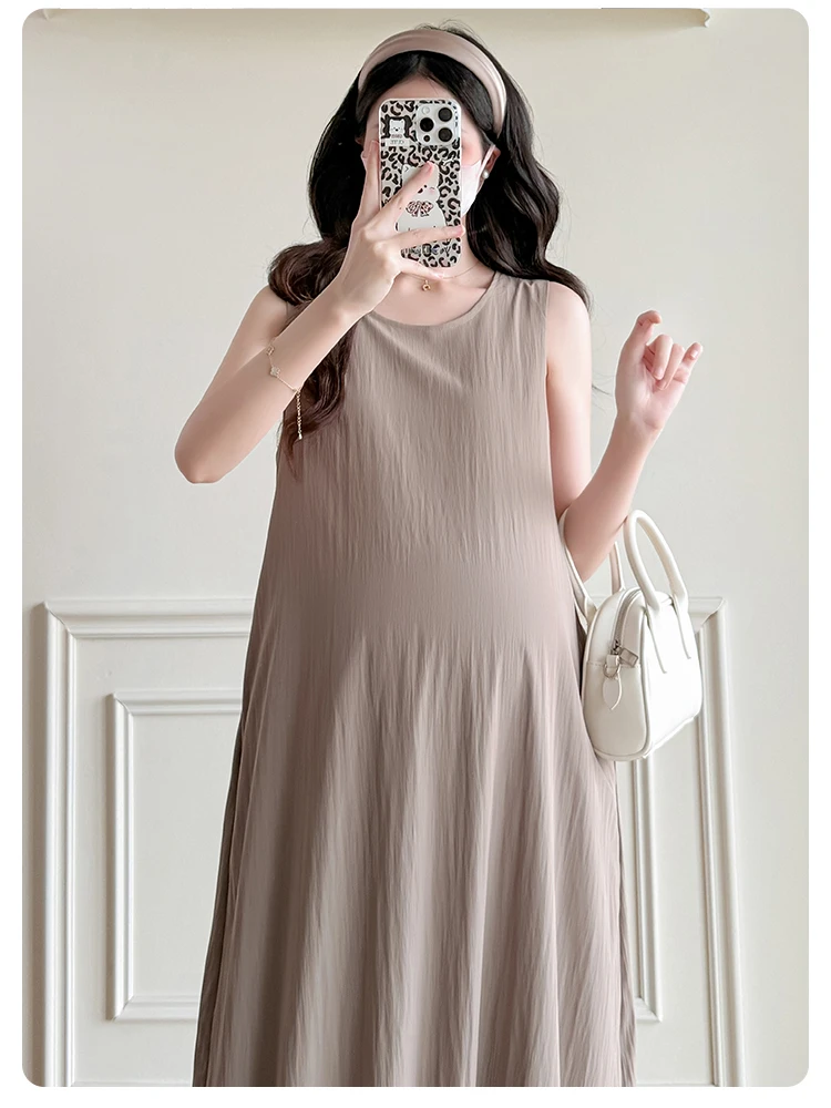 Bubble Hem Maternity Dress