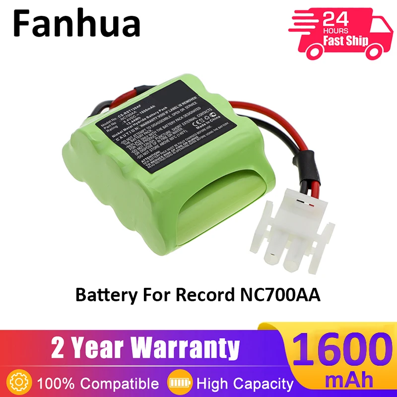 

Fanhua Battery 8.4V 1600mAh Replacement Compatible with Record NC700AA PS131, STA13 14 Works for Record NC700AA Automatic Doors