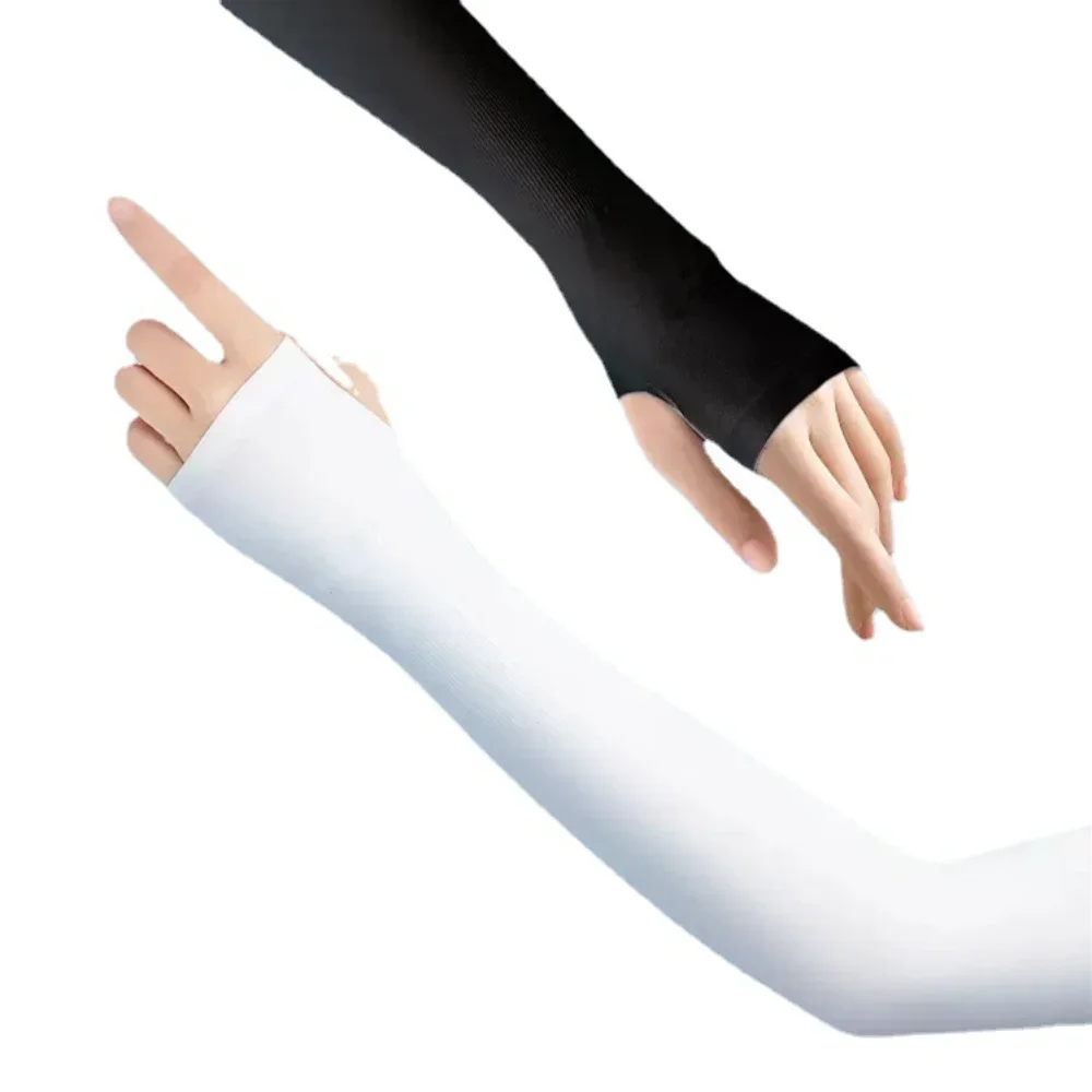 2pc/lot Cycling Arm Warmer Ice Fabric Running Cycling Sleeves Unisex Sun Protection