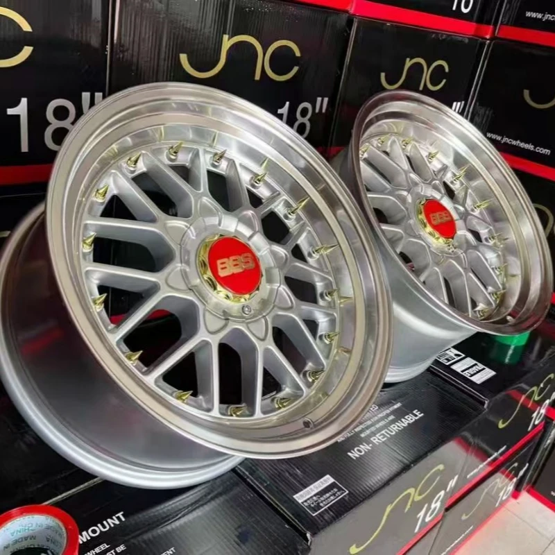 Alloy wheels rims fit for auto cars hoops aluminum alloy rim tire RS 2 style classical style 18inch 5x120 4 wheels
